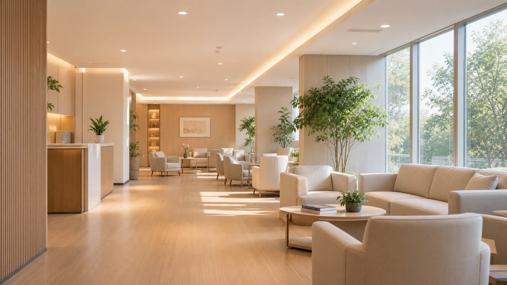 VIP International Medical Center private lounge in Beijing